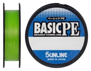 Шнур Sunline Basic PE Light Green 150m 0.108mm 2.9kg 70380 фото