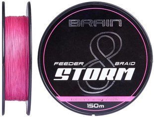 Шнур Brain Storm 8X (pink) 150m 0.06mm 8lb/3.8kg 62278 фото