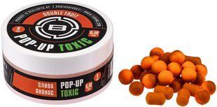 Бойли Brain Toxic Pop-Up Double Fruit слива+ананс 10mm+8*12mm 34g 68247 фото