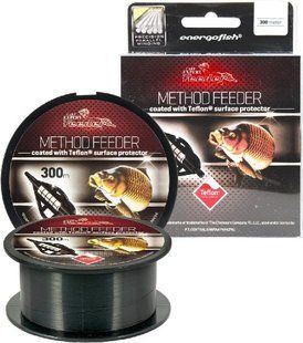 Волосінь CARP EXPERT Method Feeder Teflon Coated Black 300m 0.18mm 44521 фото