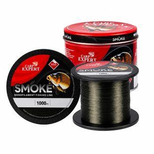 Волосінь CARP EXPERT Smoke Dark Grey Teflon 1000m 0.25mm 57825 фото