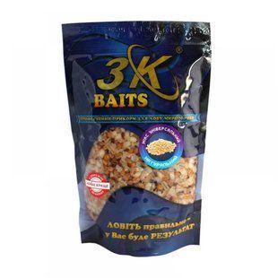 Зерновий Мікс 3-K Baits Універсальний (натурал) 500г 40833 фото