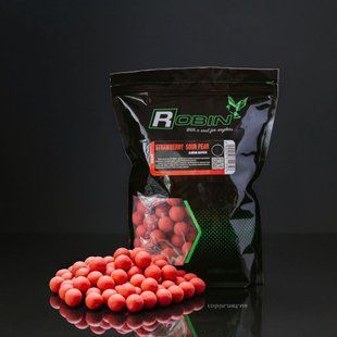 Бойли варені Robin 1кг Strawberry-Sour Pear 20мм 67828 фото