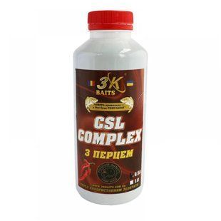 Лікер 3-K Baits кукурудзяний CSL Complex 500мл чилі 40859 фото