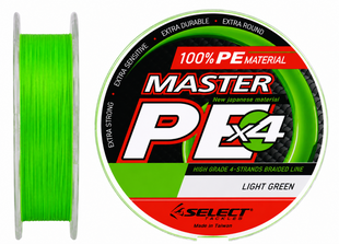 Шнур Select Master PE Light Green 100m 0.16mm 19kg 39461 фото